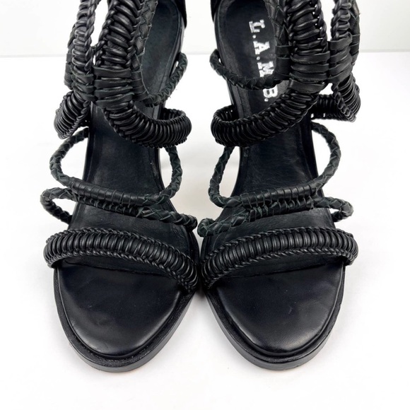 GLAM SANDAL 110 WHITE LAMBSKIN